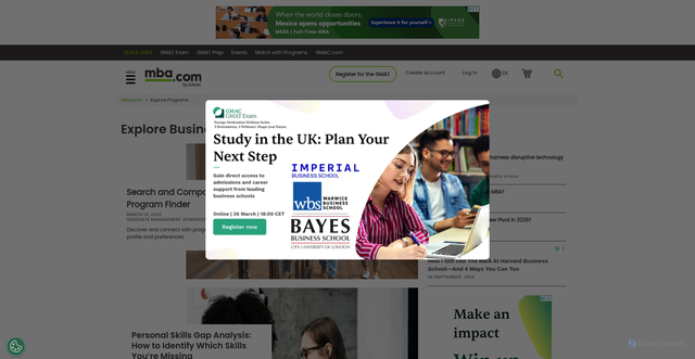 Security scan screenshot of https://business-masters.com/