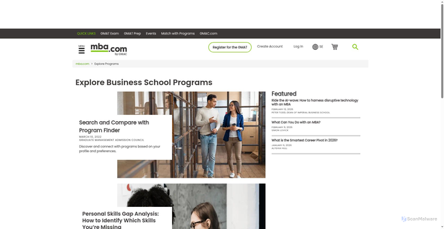 Security scan screenshot of https://business-masters.com/