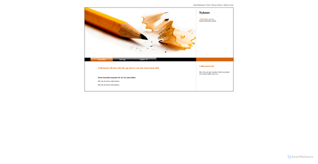 Security scan screenshot of https://kemaart.se