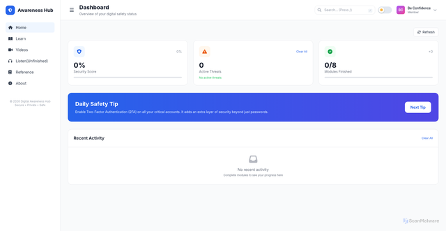Security scan screenshot of https://prospective-teal-191s5nzr7j-jyq6fl69db.edgeone.app/