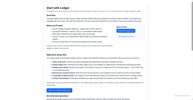 Security scan screenshot of http://start-ledgr-x.pages.dev/