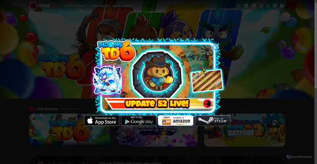 Security scan screenshot of https://time.ninjakiwi.com/