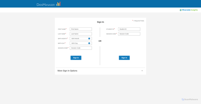 Security scan screenshot of https://itbscogat.starttest.com