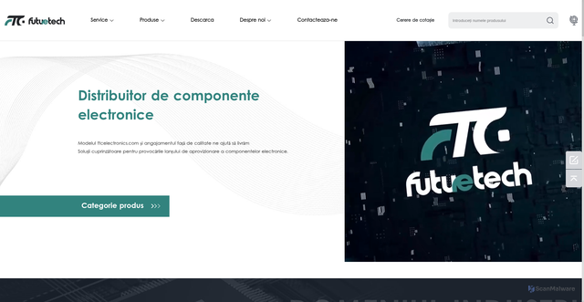 Security scan screenshot of https://ftcelectronics.ro