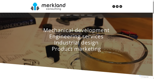 Security scan screenshot of https://merkland.se