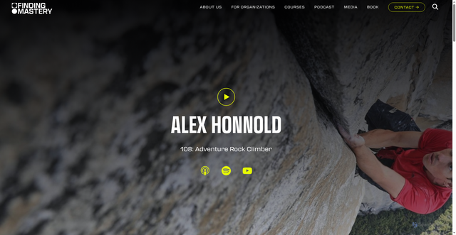 Security scan screenshot of https://findingmastery.com/podcasts/alex-honnold/