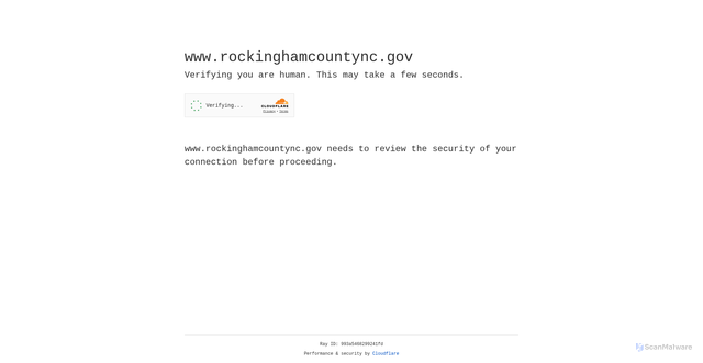 Security scan screenshot of https://www.rockinghamcountync.gov/