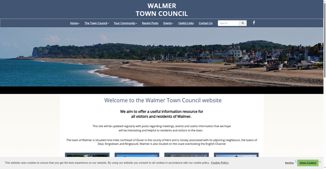 Security scan screenshot of https://www.walmercouncil.co.uk/
