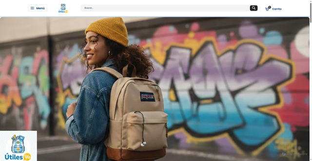 Security scan screenshot of https://utilesya.shop/
