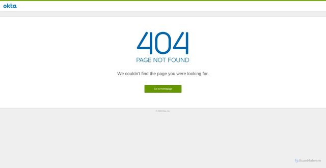 Security scan screenshot of https://varonisx.customdomains.okta.com