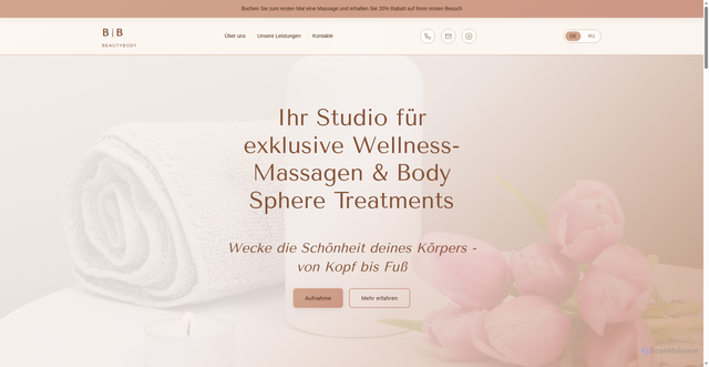 Security scan screenshot of beauty-body-lending.pages.dev