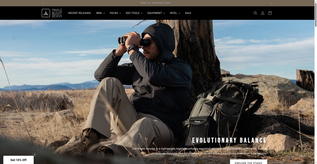 Security scan screenshot of https://tripleaughtdesign.com
