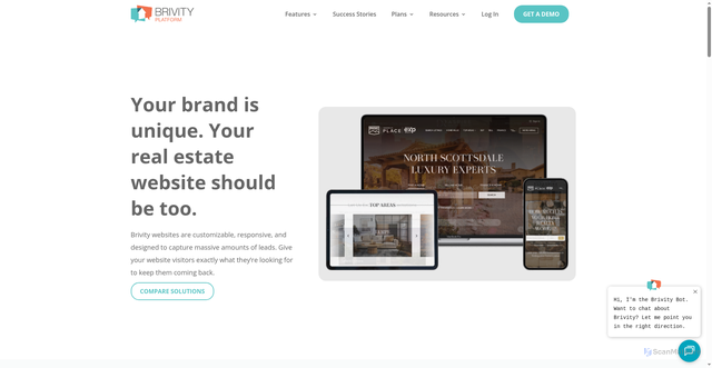 Security scan screenshot of https://brivityidx.com