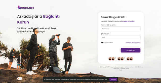 Security scan screenshot of https://bence.net