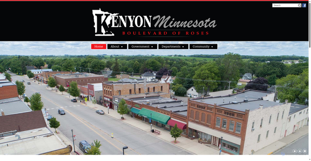 Security scan screenshot of https://cityofkenyon.gov/