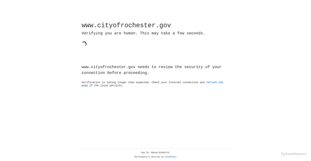 Security scan screenshot of https://www.cityofrochester.gov/