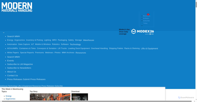 Security scan screenshot of https://www.mmh.com