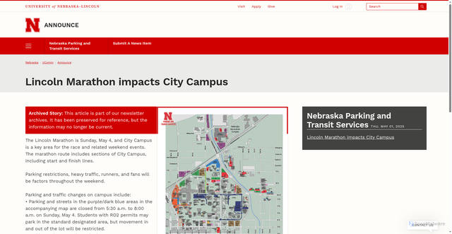 Security scan screenshot of https://newsroom.unl.edu/announce/unlpts/18752/101397