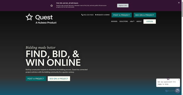 Security scan screenshot of https://www.questcdn.com
