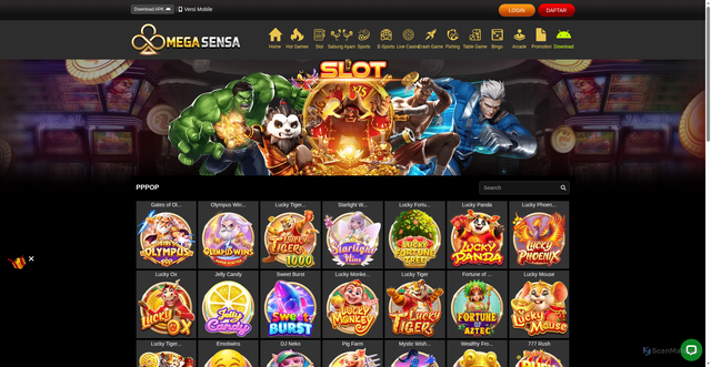 Security scan screenshot of 42megasensa.top