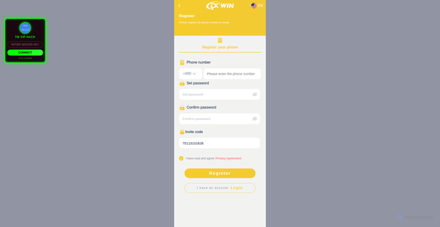 Security scan screenshot of https://dkwin-tm-vip-hack-k194byl73d.edgeone.dev/