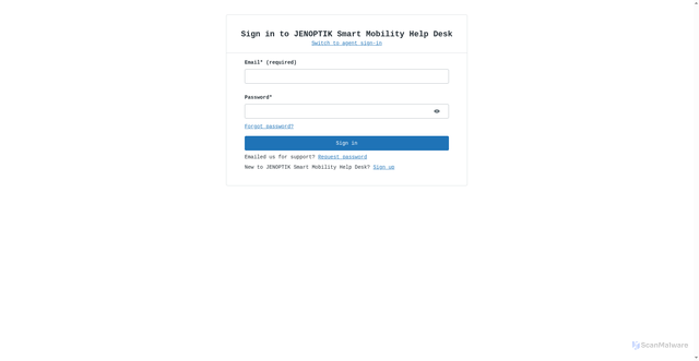 Security scan screenshot of https://jenoptik.zendesk.com