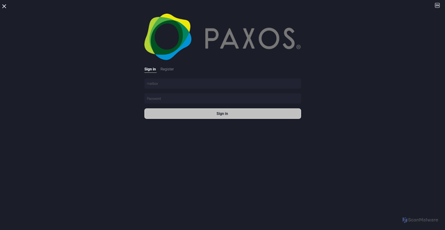 Security scan screenshot of https://bitpaxos.top/Contract/index.html?coin=atom