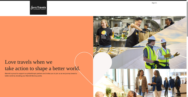Security scan screenshot of https://www.giving.marriott.com
