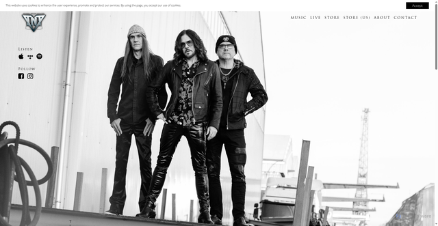 Security scan screenshot of https://tnttheband.com/