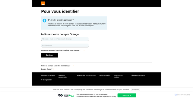 Security scan screenshot of https://bsice5.webwave.dev/