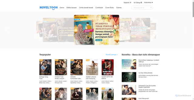 Security scan screenshot of https://itoon.org