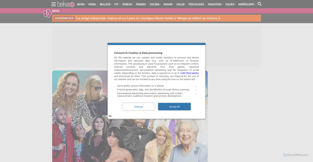 Security scan screenshot of api.gravitec.media
