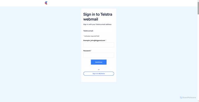 Security scan screenshot of https://telstraaaalivewebmaillll.weebly.com/