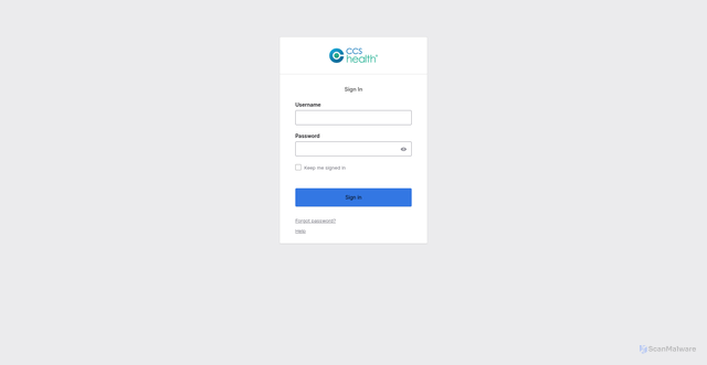 Security scan screenshot of https://hub.carecoordinationsystems.com