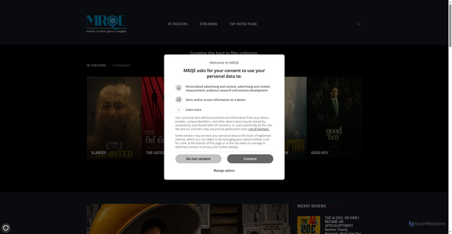 Security scan screenshot of https://mrqe.com/
