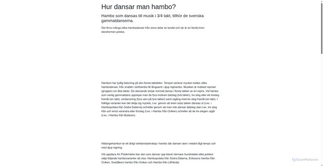Security scan screenshot of https://hambo.se