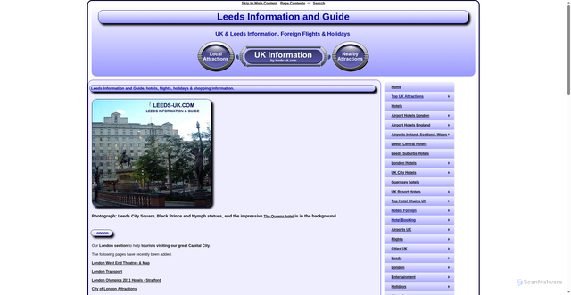 Security scan screenshot of https://leeds-uk.com