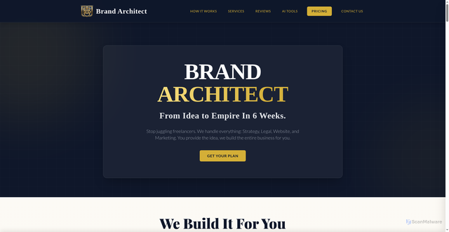 Security scan screenshot of https://brands-ki23jjbfye.edgeone.dev/