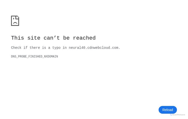Security scan screenshot of https://neural40.cdnwebcloud.com/