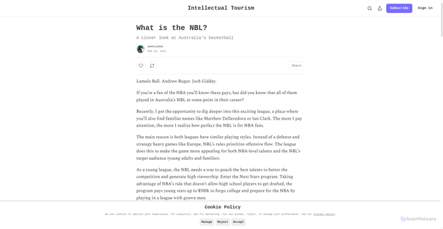 Security scan screenshot of https://sherlearns.substack.com/p/what-is-the-nbl