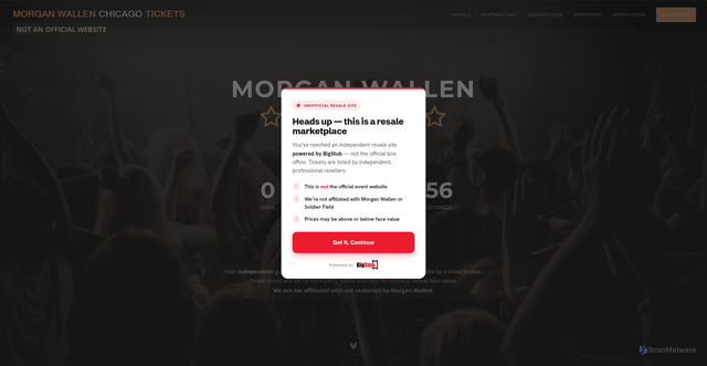 Security scan screenshot of https://www.morganwallenchicago.com/