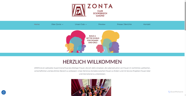 Security scan screenshot of https://zonta-schwaebisch-gmuend.de