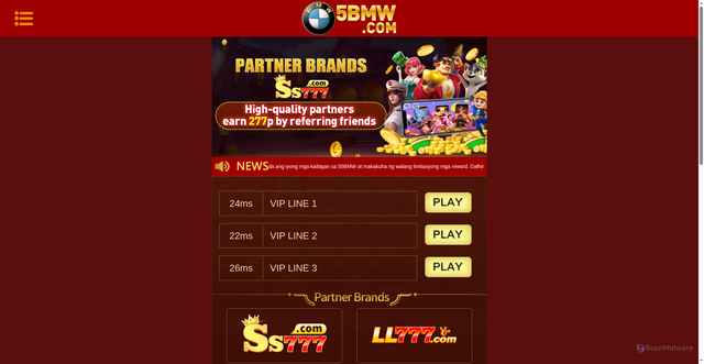 Security scan screenshot of https://bmw33.com