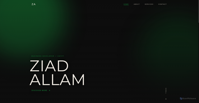 Security scan screenshot of https://ziadallam-d0nrbrie7b.edgeone.app/