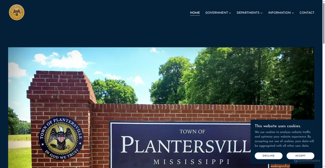 Security scan screenshot of https://plantersvillems.gov/
