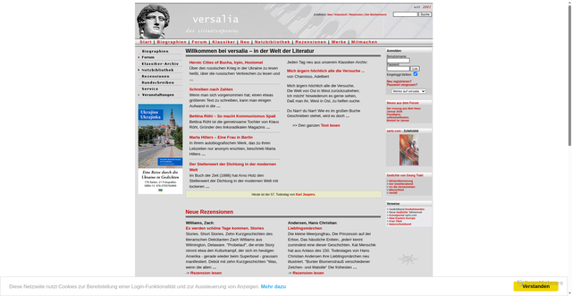 Security scan screenshot of https://versalia.de