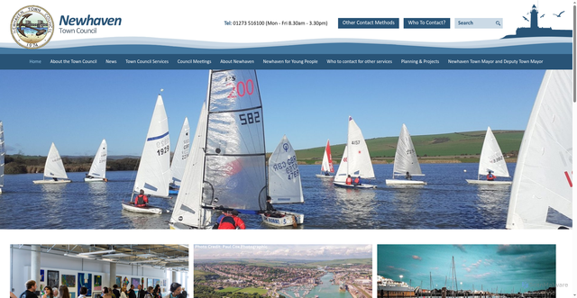 Security scan screenshot of https://www.newhaventowncouncil.gov.uk/