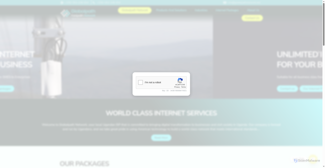 Security scan screenshot of https://globalpath.net