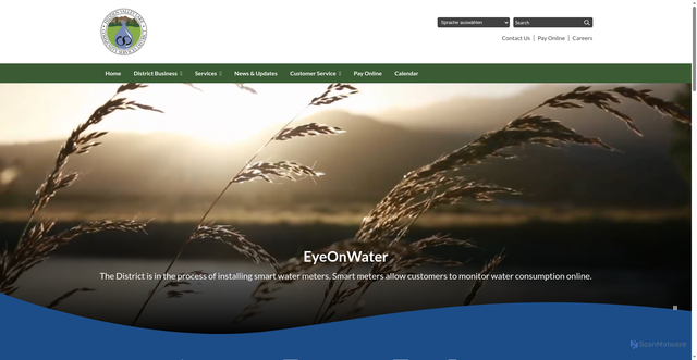 Security scan screenshot of https://www.hvlcsd.org/