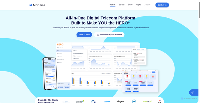 Security scan screenshot of https://mobiliseconnect.com